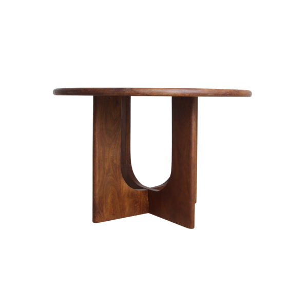 TAMW00065-2.png Bullnose Coliseo ronde mangohouten eettafel - Ø 120 cm