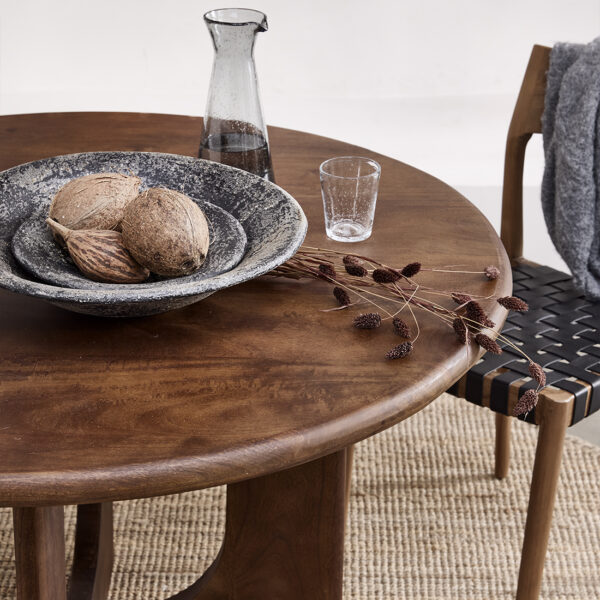 TAMW00065-3.jpg Bullnose Coliseo ronde mangohouten eettafel - Ø 120 cm