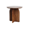 Bullnose bijzettafel met kruisvoet Ø 50 cm
