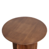 Bullnose bijzettafel met kruisvoet Ø 50 cm
