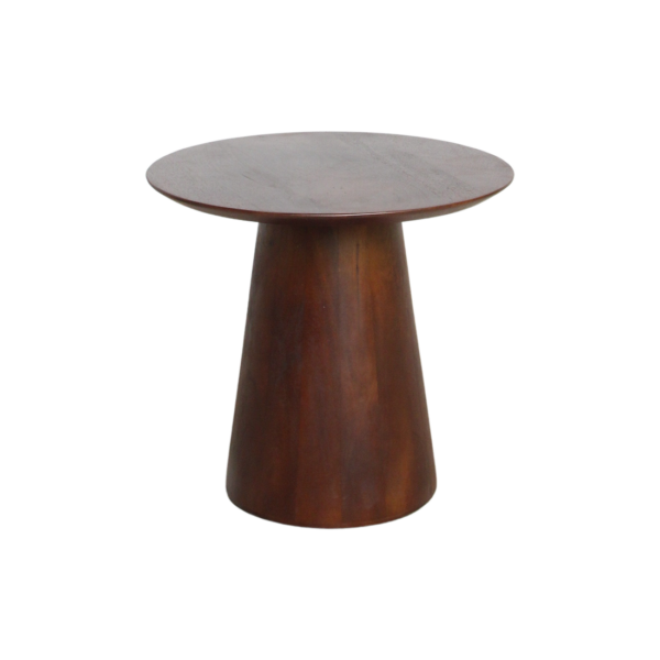TAMW00075-0.png Bullnose mangohouten bijzettafel cone Ø 50 cm