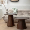 TAMW00075-2.jpg Bullnose mangohouten bijzettafel cone Ø 50 cm