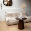TAMW00075-9.jpg Bullnose mangohouten bijzettafel cone Ø 50 cm