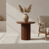 TAMW00080-3.jpg Bullnose bijzettafel bruin Ø 50 cm