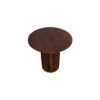 TAMW00080-5.png Bullnose bijzettafel bruin Ø 50 cm