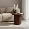 TAMW00080A-1.jpg Bullnose Bijzettafel Bruin Ø 55 cm