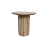 TAMW00081-0.png Bullnose bijzettafel Reversed Fluted naturel Ø 50 cm