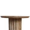 TAMW00081-6.png Bullnose bijzettafel Reversed Fluted naturel Ø 50 cm