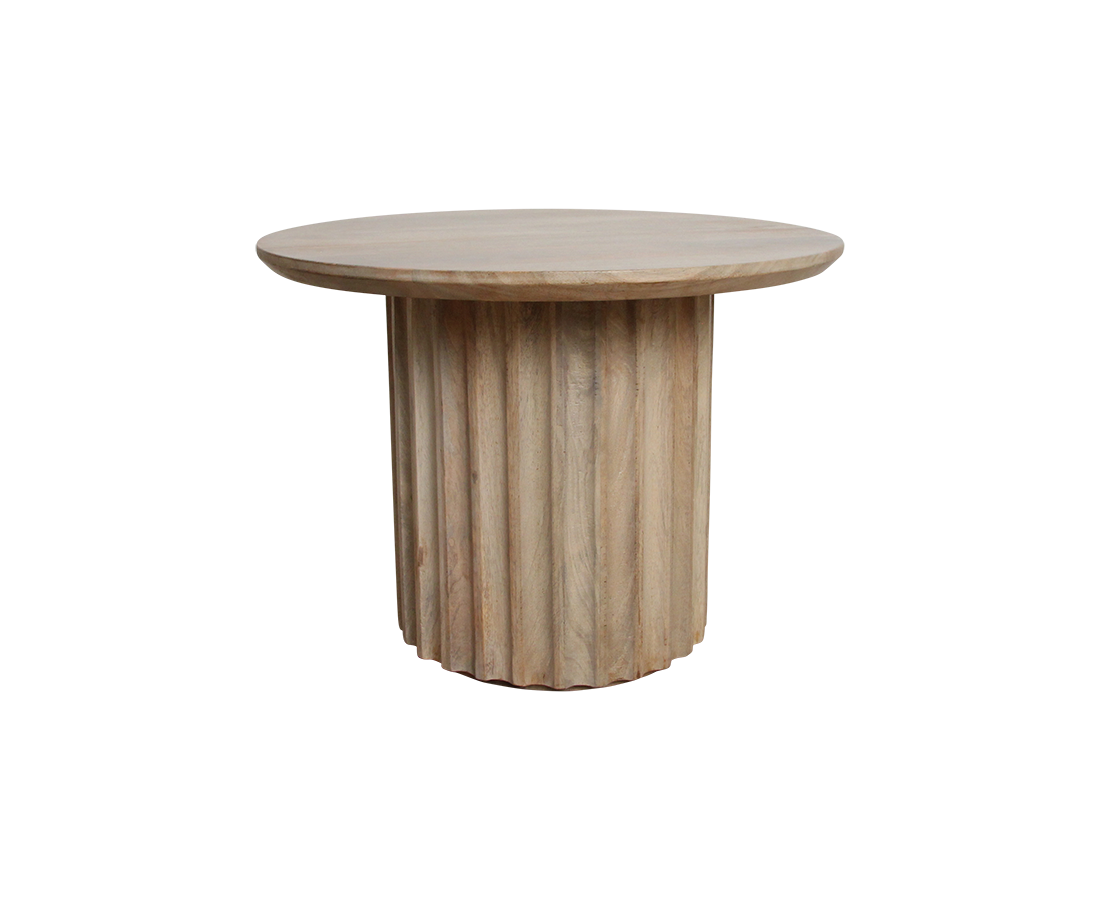 TAMW00081A-0.png Bijzettafel Bullnose Reversed Fluted naturel Ø 55 cm