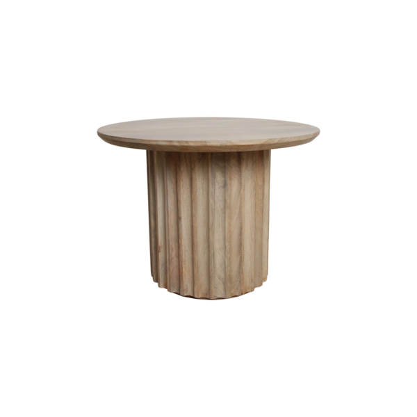 TAMW00081A-0.png Bijzettafel Bullnose Reversed Fluted naturel Ø 55 cm