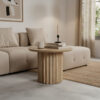 TAMW00081A-1.jpg Bijzettafel Bullnose Reversed Fluted naturel Ø 55 cm