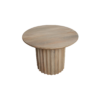 TAMW00081A-2.png Bijzettafel Bullnose Reversed Fluted naturel Ø 55 cm
