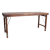 TAOW00092-0.png Inklapbare vintage eettafel - gerecycled hout - 173 x 60 x 76 cm