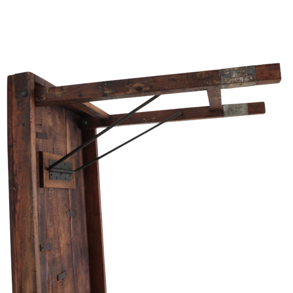 TAOW00092-5.png Inklapbare vintage eettafel - gerecycled hout - 173 x 60 x 76 cm