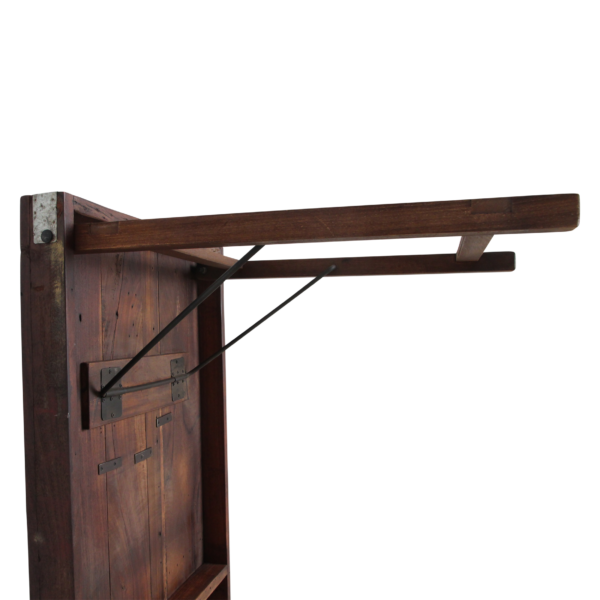 TAOW00094D-10.png Inklapbare vintage eettafel - gerecycled hout - 165 x 75 x 76 cm