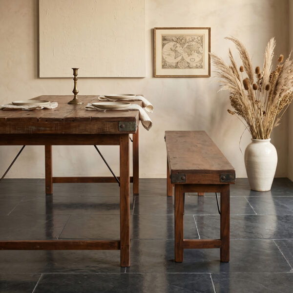 TAOW00094DXL-5.jpg Inklapbare vintage eettafel XL - Gerecycled hout - 190x80x76 cm