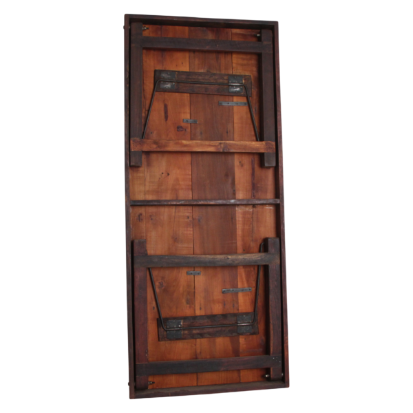 TAOW00094DXL-8.png Inklapbare vintage eettafel XL - Gerecycled hout - 190x80x76 cm