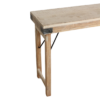 TAOW00098-2.png Witgewassen inklapbare wandtafel/consoletafel - 170x40x76 cm