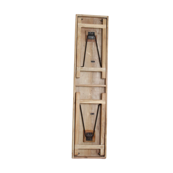 TAOW00098-9.png Witgewassen inklapbare wandtafel/consoletafel - 170x40x76 cm
