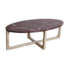TAST00166-0.png Ovale Marmeren salontafel Cherry - 120x60x38 cm