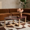 TAST00166-1.jpg Ovale Marmeren salontafel Cherry - 120x60x38 cm