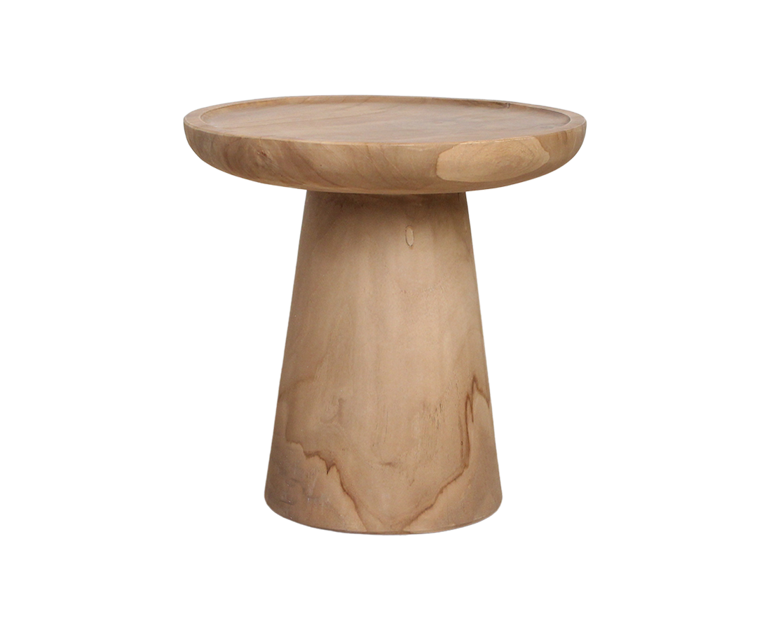Nero teakhouten bijzettafel Ray - natuurlijk teak