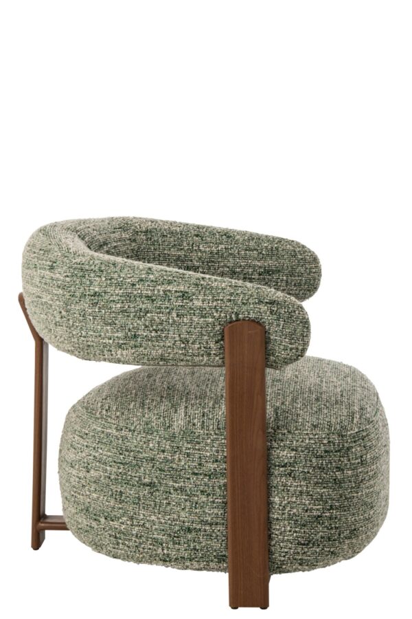 265900-1.jpg Olijfgroene Ronde Fauteuil J-line