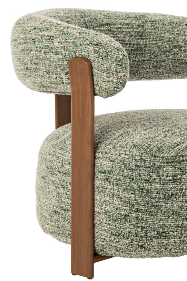265900-5.jpg Olijfgroene Ronde Fauteuil J-line
