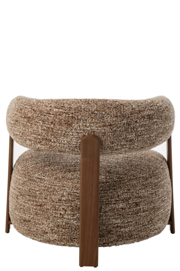 265902-2.jpg Bruine Ronde Fauteuil J-line