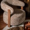 265902-7.jpg Bruine Ronde Fauteuil J-line
