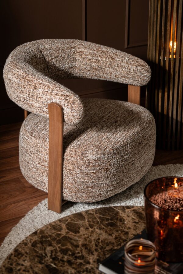 265902-7.jpg Bruine Ronde Fauteuil J-line
