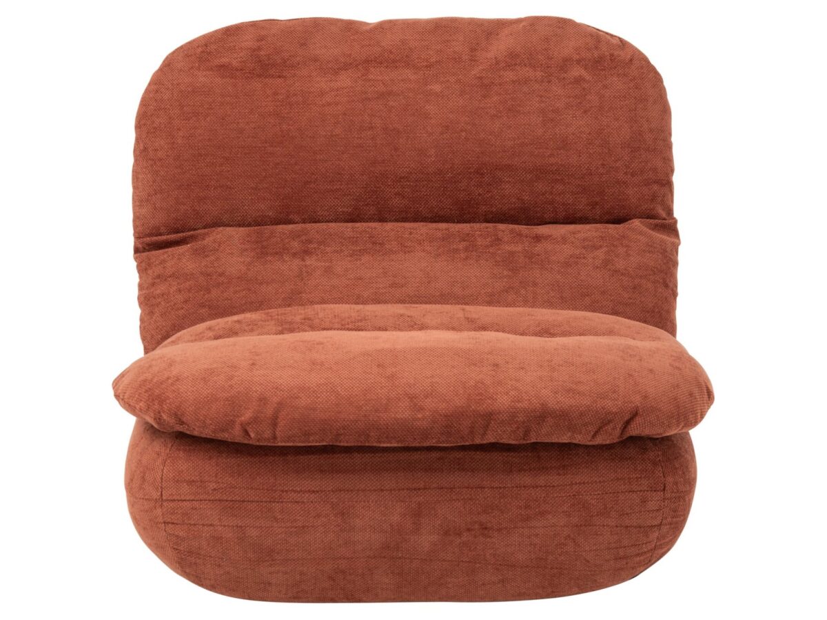 Loungestoel Gecomprimeerd schuim Roestbruin J-line