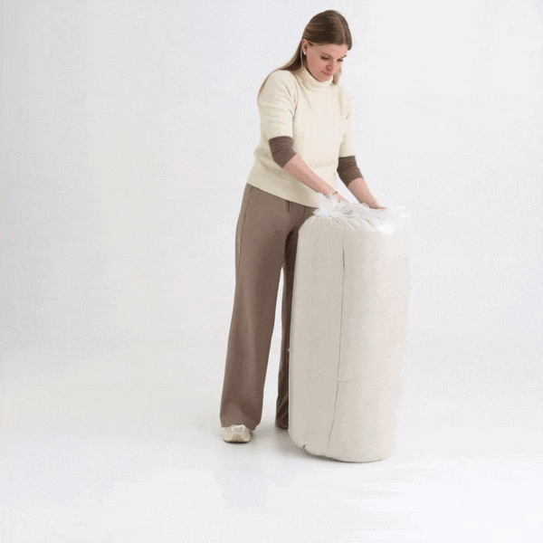 266305 (1) Loungestoel Gecomprimeerd Schuim Ecru J-line