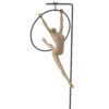50135-3.jpg Decoratief Beeld Gymnaste Hoepel beige/zwart