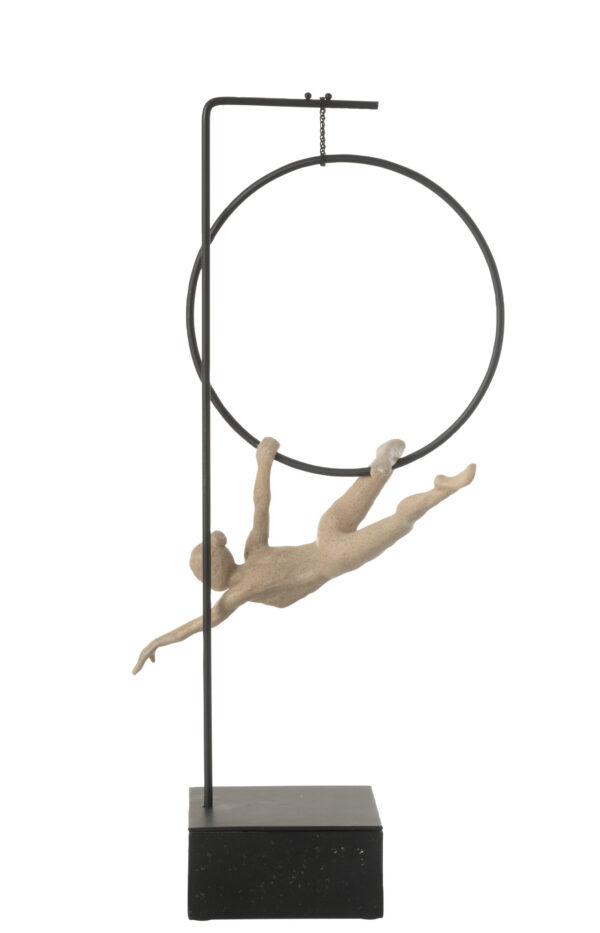 Gymnaste Hoepel Gamma Beige/Zwart