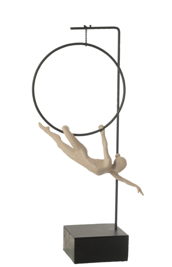 Gymnaste Hoepel Gamma Beige/Zwart