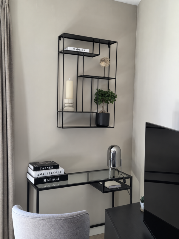 Set van 4 Decoratieve Opbergboeken Reizen Zwart/Wit J-line