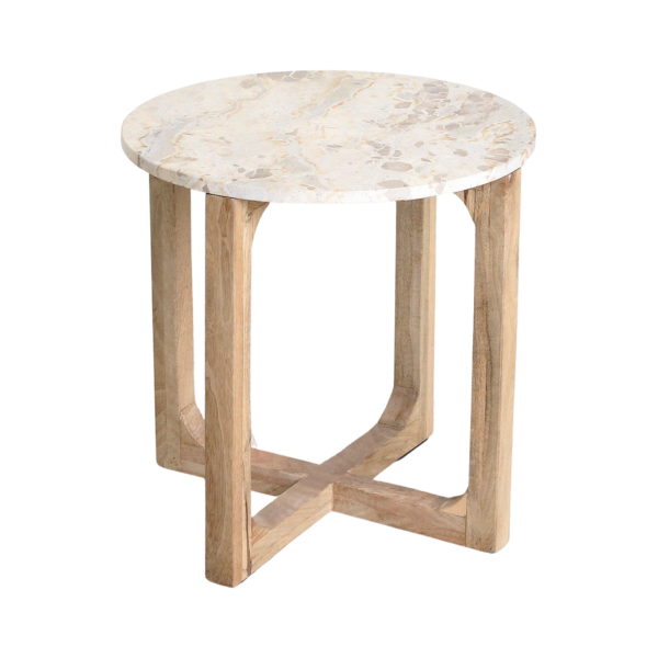 TAST00155-0.png Marmeren bijzettafel crème - 50x50x50 cm