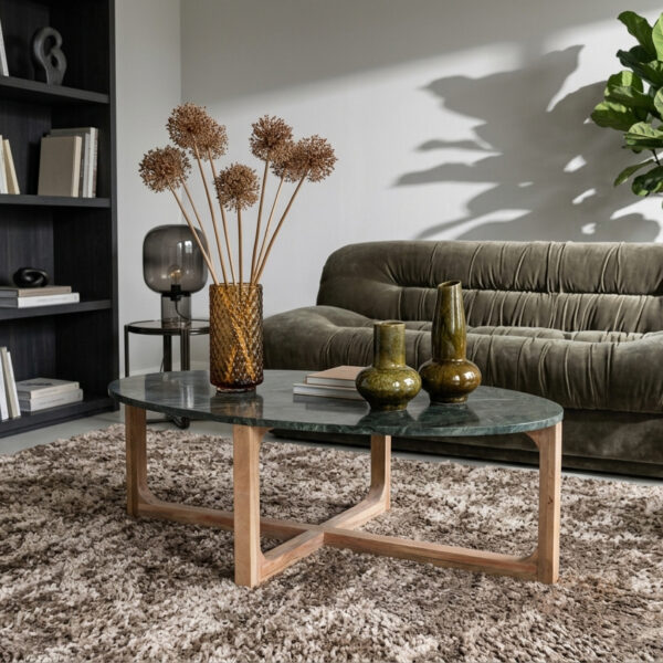TAST00163-3.jpg Ovale marmeren salontafel - groen - 120 x 60 x 38 cm