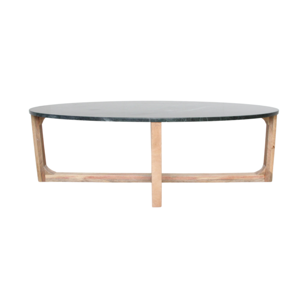 TAST00163-4.png Ovale marmeren salontafel - groen - 120 x 60 x 38 cm