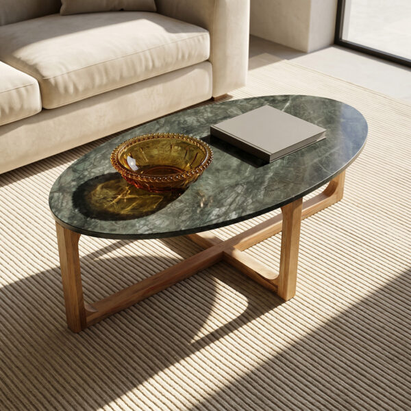 TAST00163-5.jpg Ovale marmeren salontafel - groen - 120 x 60 x 38 cm