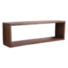 Factory Wandplank Box - FSC-gerecycled hout - 70 x 15 x 22 cm