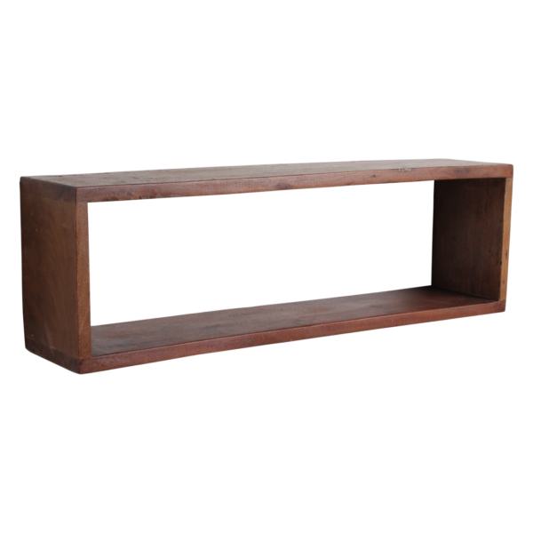 Factory Wandplank Box - FSC-gerecycled hout - 70 x 15 x 22 cm