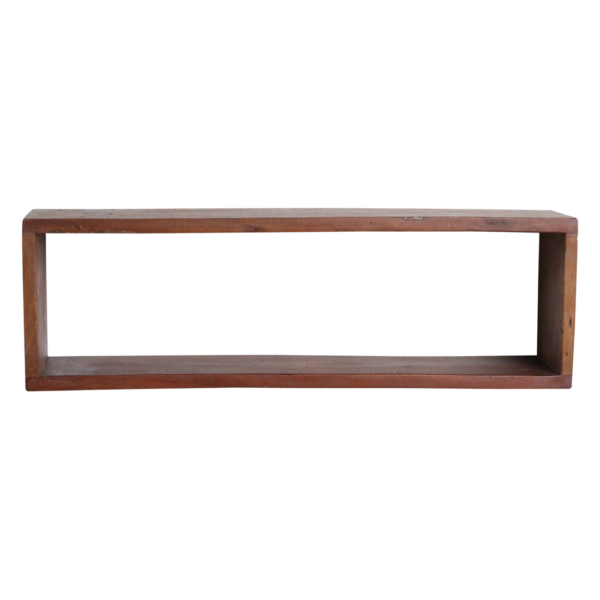 Factory Wandplank Box - FSC-gerecycled hout - 70 x 15 x 22 cm