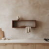 Factory Wandplank Box - FSC-gerecycled hout - 70 x 15 x 22 cm