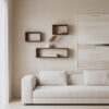 Factory Wandplank Box - FSC-gerecycled hout - 70 x 15 x 22 cm