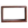Factory open wandplank rechthoekig - FSC gerecycled - 70 x 15 x 22 cm