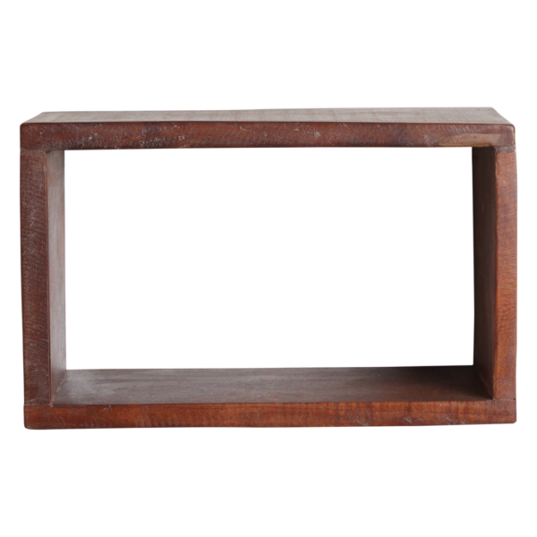 Factory open wandplank rechthoekig - FSC gerecycled - 70 x 15 x 22 cm
