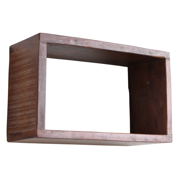 Factory open wandplank rechthoekig - FSC gerecycled - 70 x 15 x 22 cm
