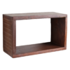 Factory open wandplank rechthoekig - FSC gerecycled - 70 x 15 x 22 cm